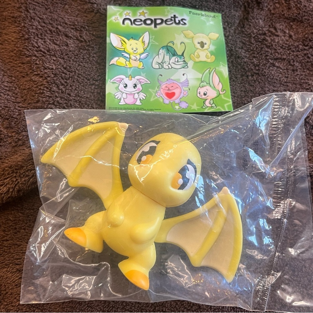 Neopets Yellow Faerie Draik Action Figure